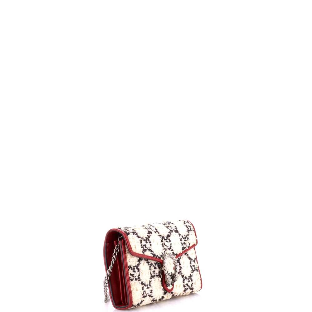 Gucci Dionysus Chain Wallet Gg Tweed #324686G95B - Picture 2 of 8